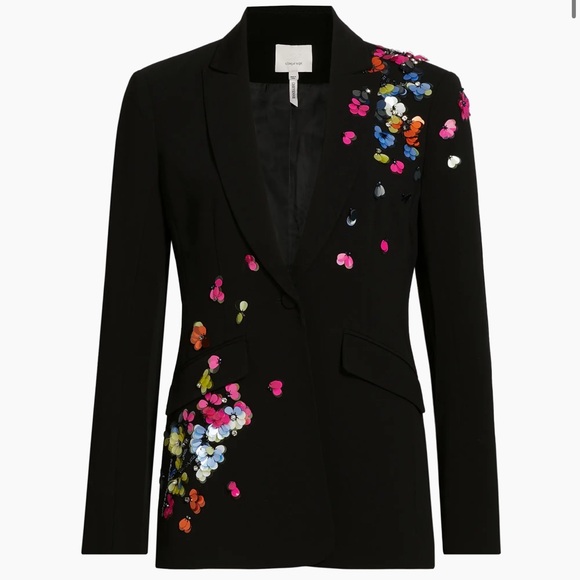 cinq a sept Jackets & Blazers - Cinq a Sept Paillette Vines Cheyenne Blazer